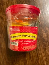 NEW Learning Resources Rainbow Pentominoes 6 STEM  Puzzles -6 New