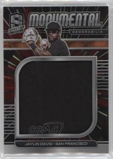 2021 Panini Spectra Monumental Memorabilia Hyper Prizm 52/75 Jaylin Davis 00em