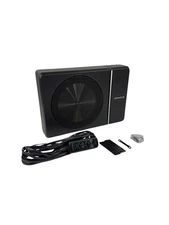 Kenwood KSC-PSW8 8" Compact Powered Car Subwoofer 250W MAX Power w/ Remote