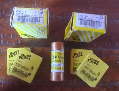 Cooper Bussmann Assorted Amp Fuse Lot