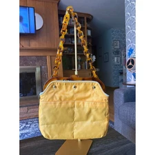 Artisan Made Deesigns by DeeOcleppo Purse with Tortoiseshell-Style Chain Handle