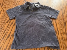 NWT Boys XS 4 Children  s Place Blue Short Sleeve Polo Uniform Navy