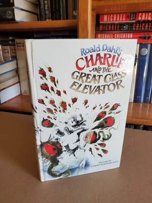 Charlie and the Great Glass Elevator - Library Binding - Roald Dahl - 1972, HC