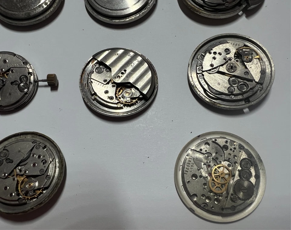 11 cv. Lote Movimiento POLJOT DE LUXE 29 Joyas Mecanismo AUTOMÁTICO URSS Años 60 Foto 4 de 4