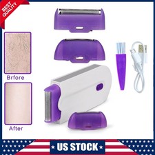 2in1 Facial Hair Removal Women Electric Remover Eyebrow Trimmer Shaver Epilators