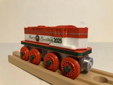 EMD GP9  Merry Christmas #2025 - Wooden Railroad Compatible, 3D Print