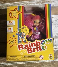 Rainbow Brite Tickled Pink 5.5" Doll Comes With 4 Surprises Inside Box