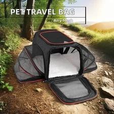 Pet Carrier Travel Bag Portable Soft Sided Comfort Case Airline Approved Dog Cat