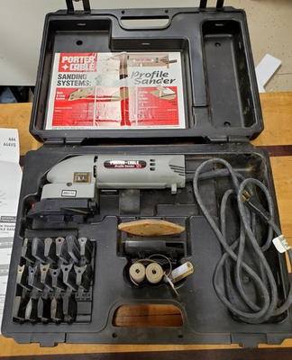 #ad Porter Cable 444VS Variable Speed Profile Sander Tool With Case and Accessories $52.00