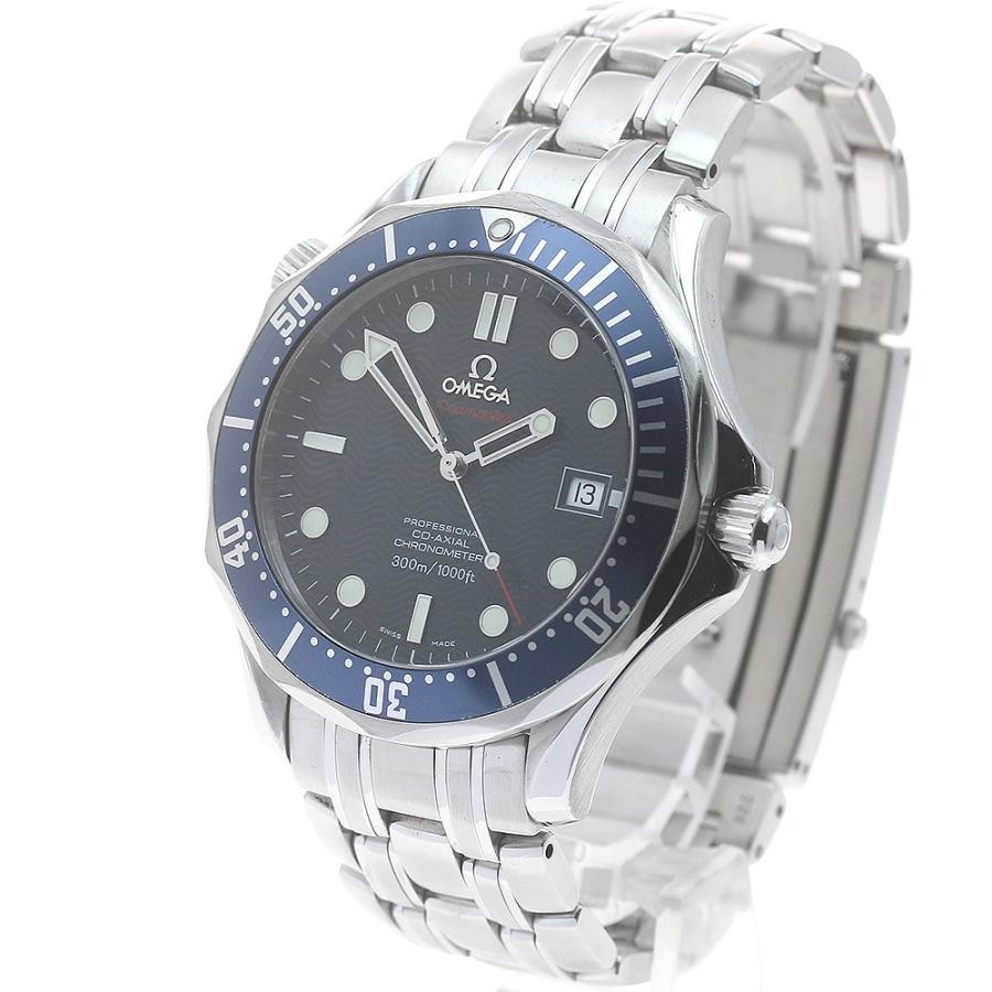 OMEGA SEAMASTER 300 2220.80 41mm SS Navy Dial Automatic Date #C1234