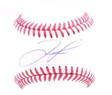 Jose Trevino Autographed OML Baseball - Beckett W Hologram *Blue