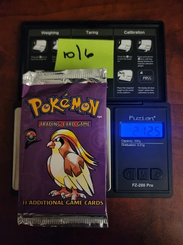 21.26 g Heavy WOTC Pokémon Base Set 2 Factory Sealed Booster Pidgeot art