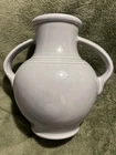 FIESTAWARE HOMER LAUGHLIN PEARL GRAY MILLENIUM I VASE-2 HANDLE