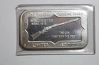 Winchester 1873 won the West 1 OZ Art Silver .999 Bar