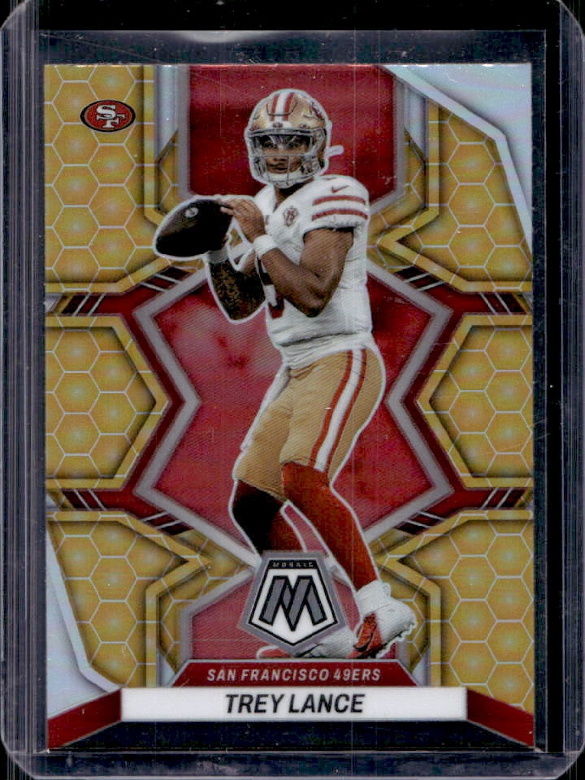 2022 Mosaic Trey Lance Honeycomb SP #175 49ers