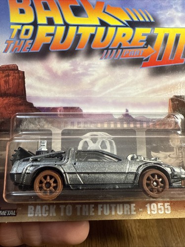 2018 Hot Wheels Premium Back To The Future III DELOREAN - 1955- Mint - Picture 2 of 11