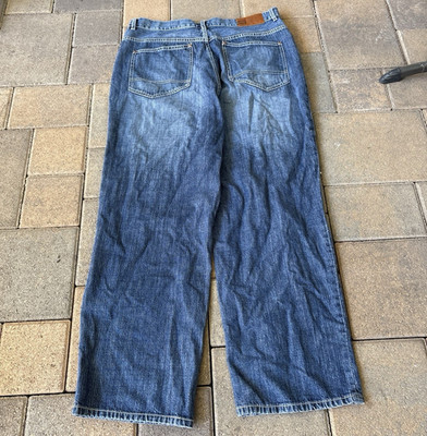 Ecko Unltd. Denim Foundry Men's Blue Baggy Wide-Leg Jeans 5-Pocket