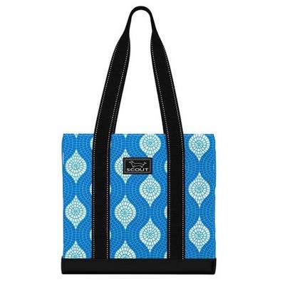 SCOUT MINI DEANO TOTE BAG IN SWEET TILE OF MINE-BLUE W/ BLK TRIM **NEW W/TAGS**