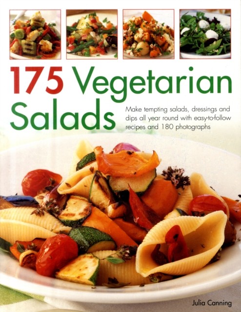 175 Vegetarian Salads by Julia Canning (Paperback Book)