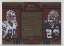 2008 Playoff Contenders Draft Class 308/500 Martellus Bennett Tashard Choice 1z4