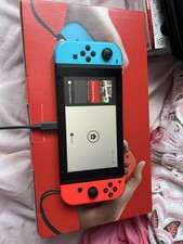 Nintendo Switch HAC-001 Console Neon Red/Blue Joy-Con Bundle