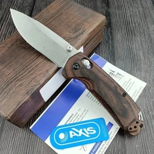 Military Combat Folding Knife Staystone Handle Tactical Hunting & Survival