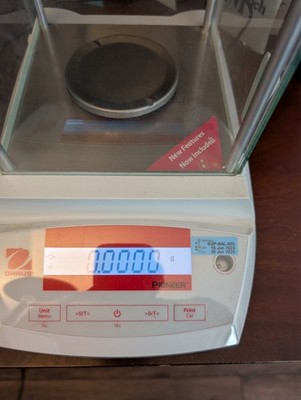 Ohaus PA124 - Pioneer Analytical Balance, 120 g x 0.1 mg CAPACITY