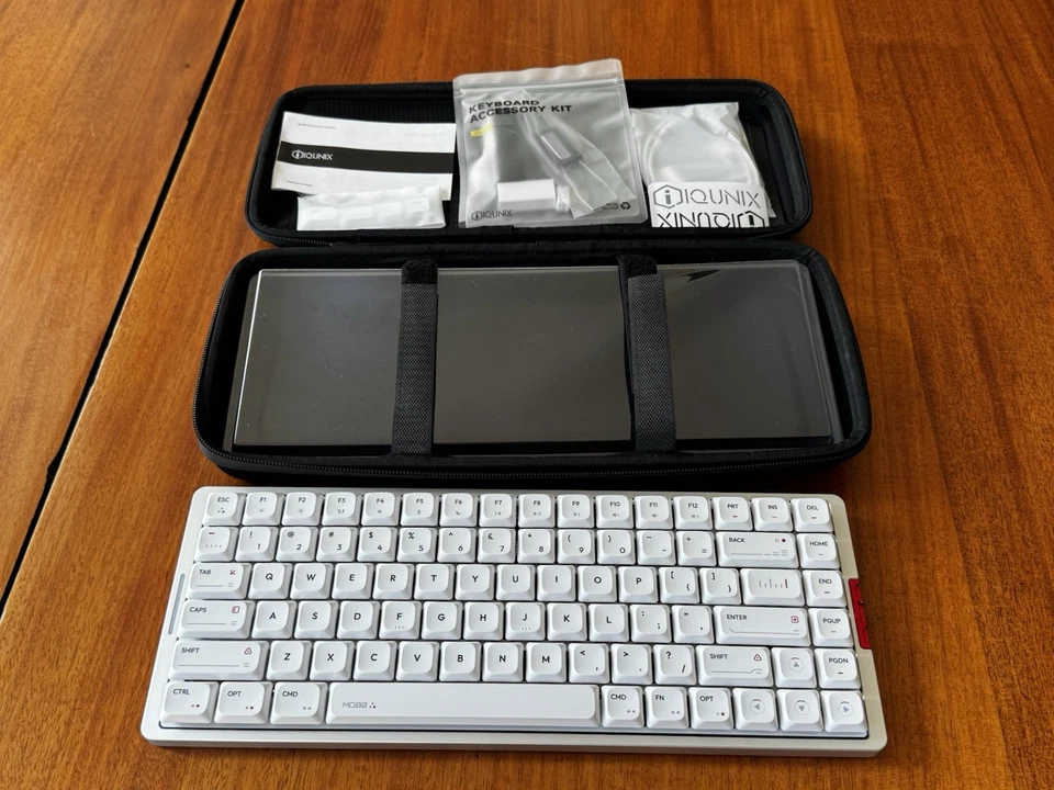 IQUNIX MQ80 Aluminum Low Profile Mechanical Keyboard - Wired/Wireless, RGB - Image 3 of 4