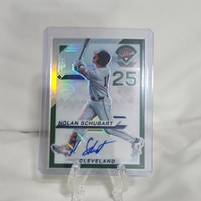 Panini prospect edition nolan schubart prizm autograph #119 cleveland 2025