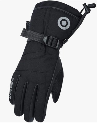 Unisex Bowery Thinsulate-Hipora Motorradhandschuhe Medium Bowery schwarz atmungsaktiv