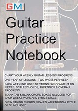 Guitar Practice Notebook: Instrumen..., Brockie, Mr Ged