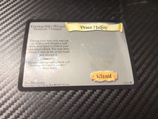 Draco Malfoy 2/116 Base Set 2001 WOTC Holo Foil Rare Card LP Harry Potter TCG 