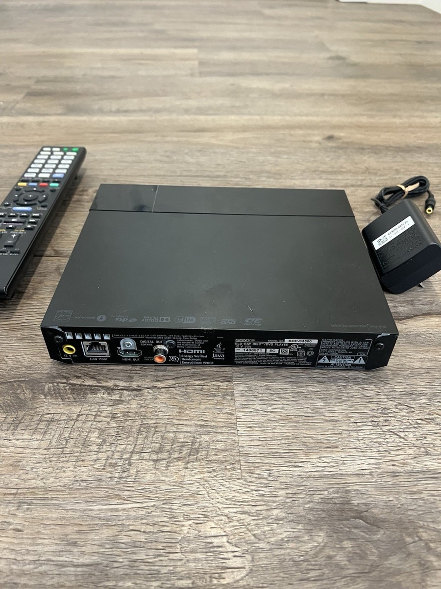 SONY BDP-S5500 Streaming 3D Blu-Ray Disc / DVD Player Built-In Wi