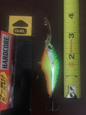 DUEL YO-ZURI HARDCORE BASS MID CRANK 60F CAST TROLLING FISHING LURE 2-3/8'' 3/8oz