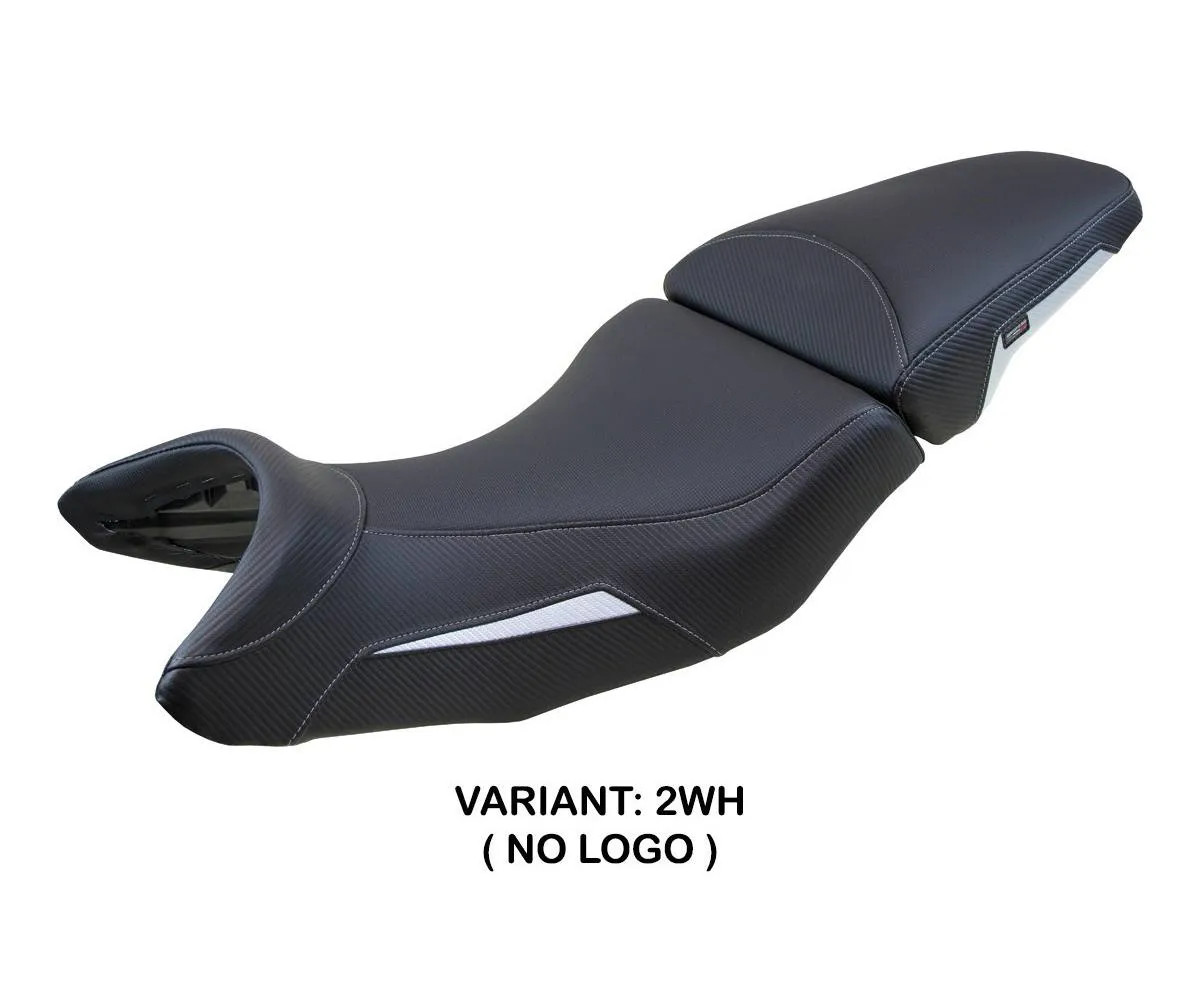 Seat saddle cover Miyagi White WH Tpz compatible for HONDA NT 1100 2021 > 2026
