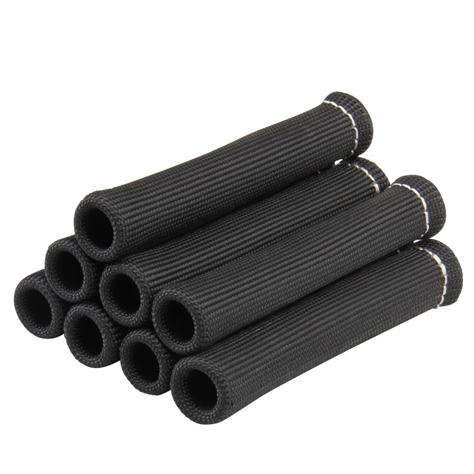 Spark Plug Wire Boots Protector Sleeve Heat Shield Cover For SBC BBC 2500° Black - Image 4 of 4