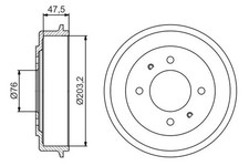 Tambour de frein Hyundai ELANTRA