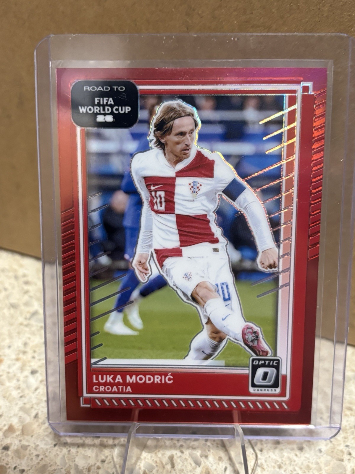 2025-26 Panini Donruss Road To The World Cup Luka Modric Optic Red /199 #61
