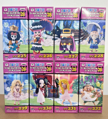 ONE PIECE WCF World Collectable Vol.28 Lot of 8 Figures BANPRESTO