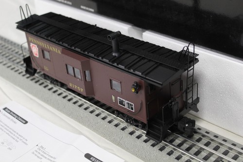 K-LINE O #21757 PRR PENNSYLVANIA BAY WINDOW CABOOSE SMOKE/LIGHTS K612-1891 NIB - Picture 4 of 8