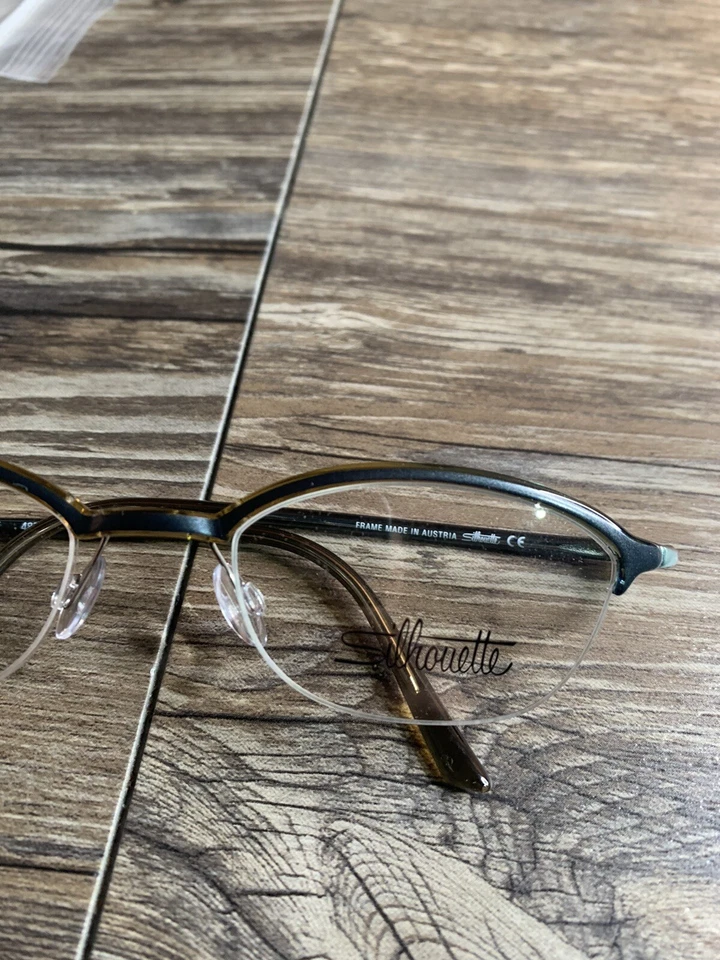 Silhouette Eyeglasses Frame SPX-M1950/40 6055 48-18 G72 Blue - Image 3 of 4