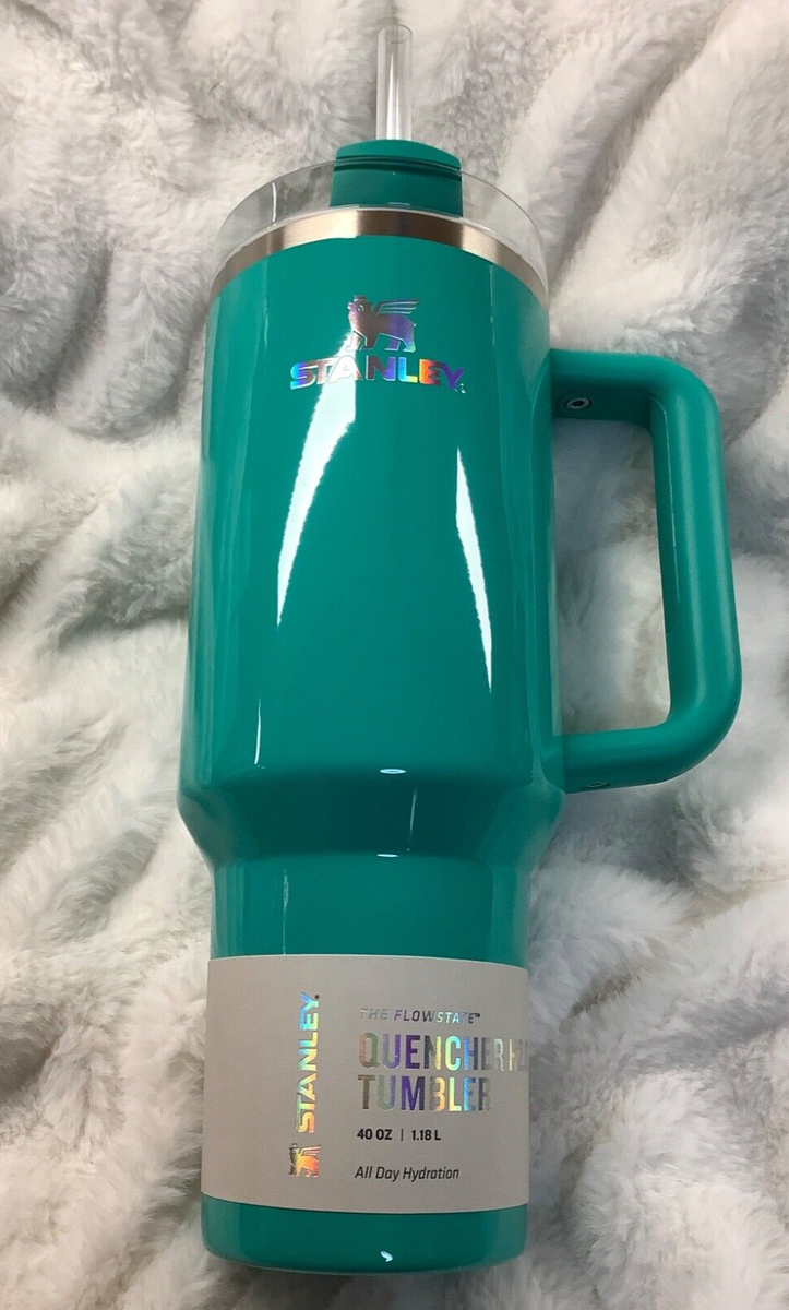Stanley Gumdrop Green Iridescent 40 oz SS H2.0 Flowstate Quencher