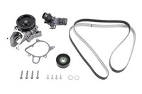 Vaico V20-50106-BEK Wasserpumpe + Keilrippenriemensatz FüR BMW