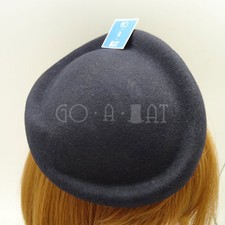 CLASSIC Wool Felt Ladies Pillbox Hat Women Fascinator  Twist