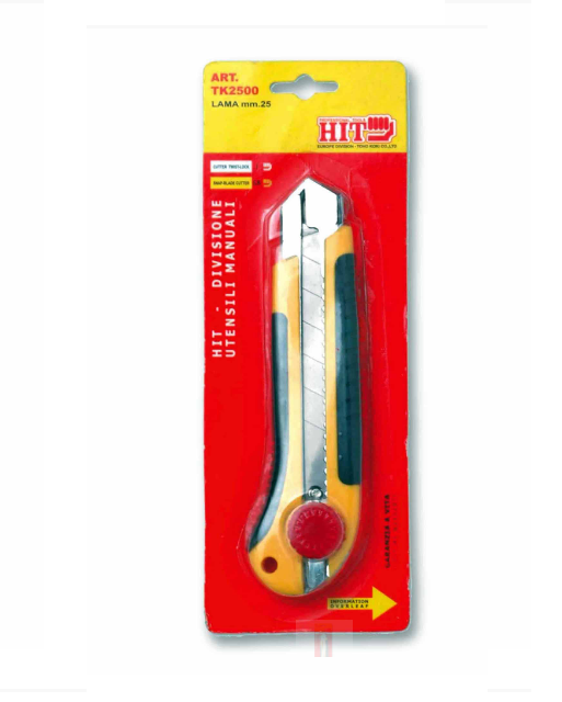 TAGLIERINO CUTTER DA LAVORO PROFESSIONALE LAMA MM 25 CON ROTELLA TWIST-LOCK