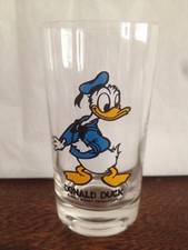 Vintage Walt Disney Productions Donald Duck Glass