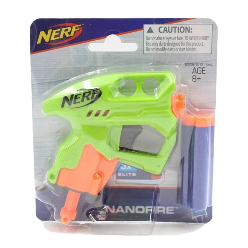 Nerf Nanofire Green Blaster w/ 3 Elite 