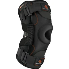 Shock Doctor Ultra Knee Support Brace with Bilateral Hinges - Black