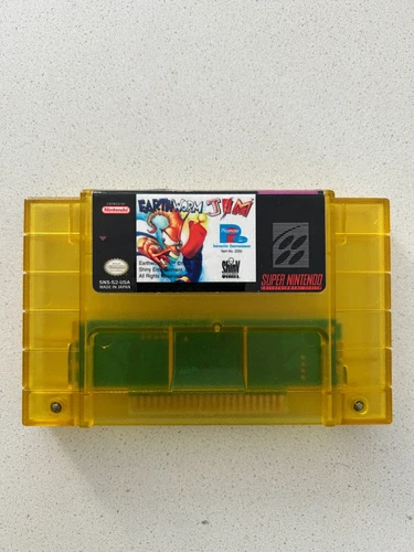Earthworm Jim 1 - Super Nintendo SNES - GAME ONLY