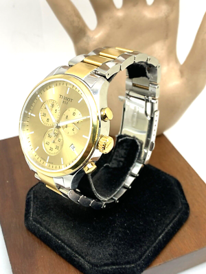 Tissot Men's Watch Chrono XL Swiss Quartz Chronograph Two Tone